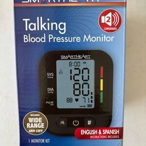 Black Talking Blood Pressure Monitor